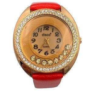 Disco Ladies Floating Stones Quartz Watch